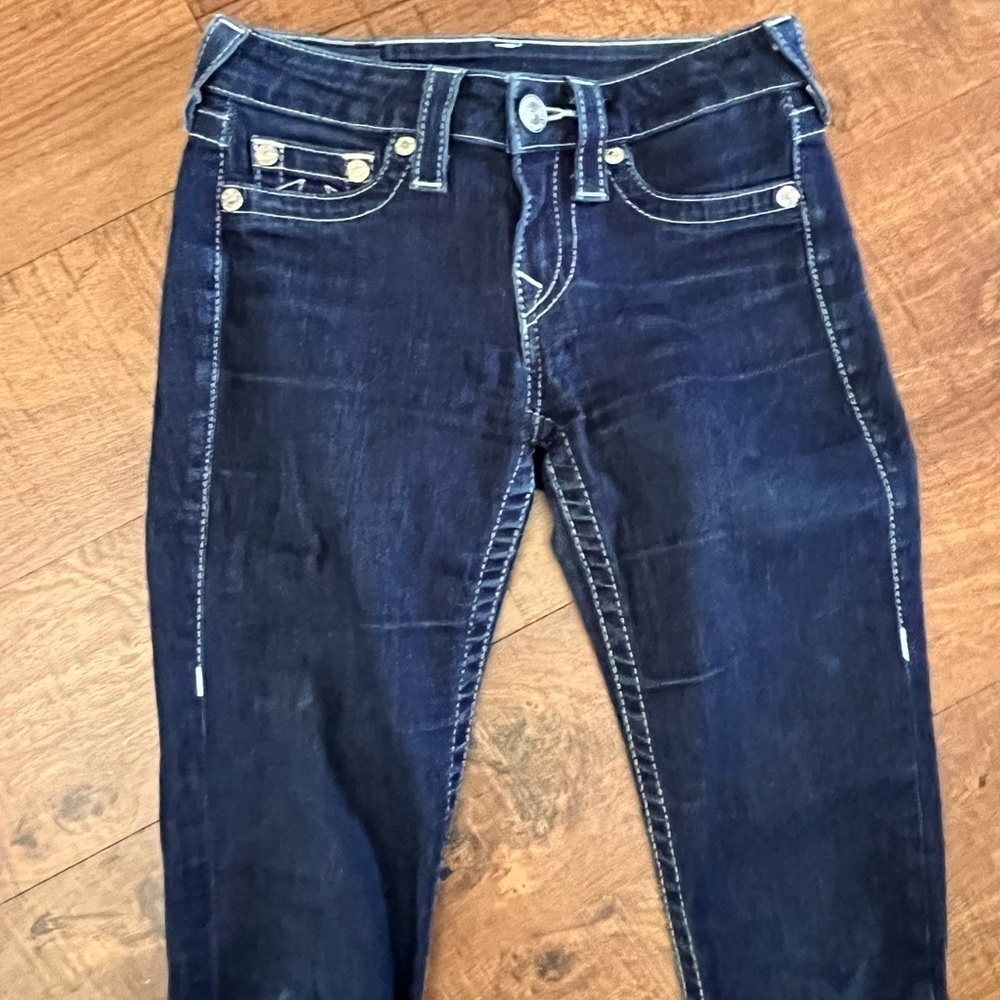 True religion Womens basic jeans denim jeggings 25 waist skinny blue - Picture 4 of 7